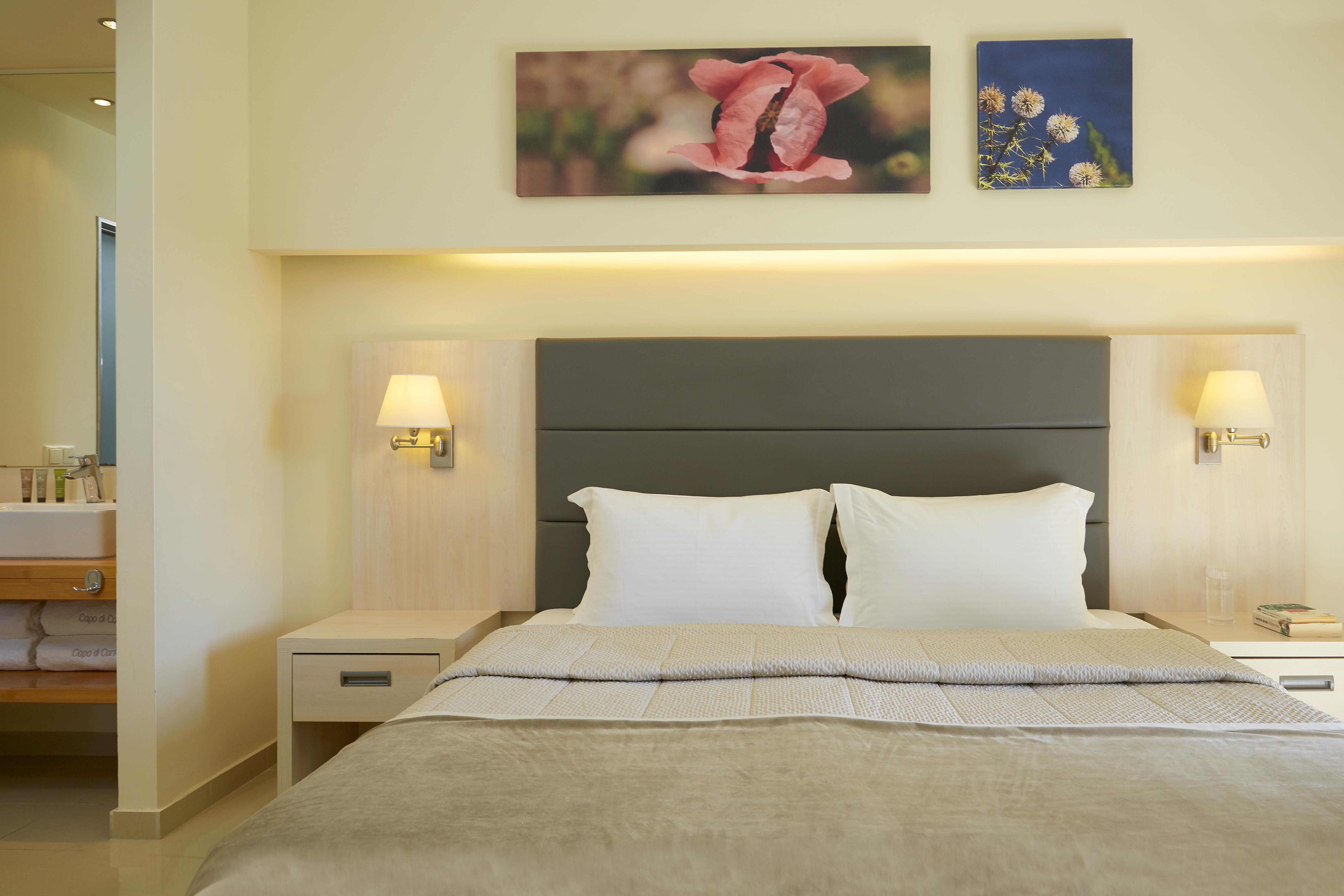 Aparthotel Capo Di Corfu Kávos Exterior foto A bedroom at the hotel